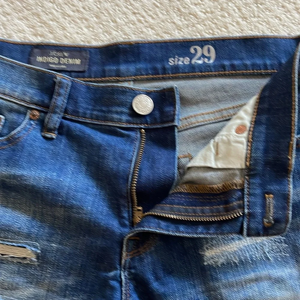 J Crew indigo denim shorts